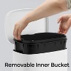 Trash Can with Lid, 8 Gallon Garbage Can, Stainless Steel Small Waste Bin with Step Pedal and Inner Bucket, Soft Close, Kitchen - 4 of 4