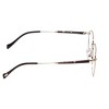 Ernest Hemingway H4850 Designer Acetate Eye Glasses Frame in Gloss Black Silver/Demo Lens 143mm Frame/58mm Lens Width - 3 of 4
