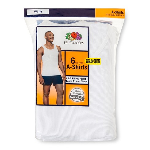 Fruit of the Loom® Men's 6pk Tank White