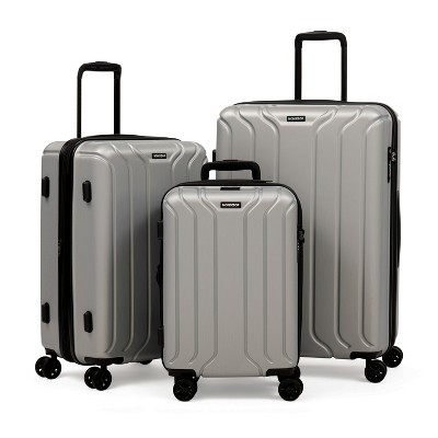 Polli Abs Hard Shell Lightweight 360 Dual Spinning Wheels Combo Lock 28,  24, 20 3 Piece Luggage Set : Target