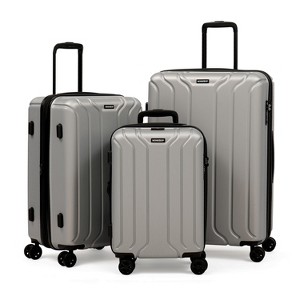 Nonstop New York 3 Piece Set (20" 24" 28") 4-Wheel Luggage Set + 3 packing cubes - 1 of 4