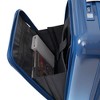 NAYSAYE Luggage 3 Piece Set with Front Opening Design Spinner Wheels Cup Holder for Travel, Blue, 18.8"*12"*29.5" - 4 of 4