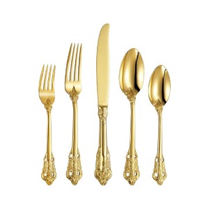 Nebula Vortex Rust Resistant Stainless Steel Flatware Set - 1 of 4