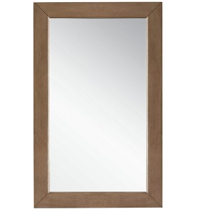 James Martin Vanities Chicago 26" Mirror, Whitewashed Walnut - 1 of 2
