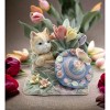 Kevins Gift Shoppe Ceramic Cat With Hat and Butterfly Figurine - image 3 of 3