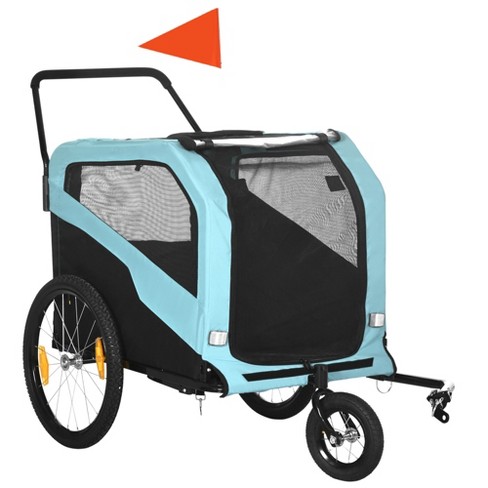 Pet stroller bike clearance trailer