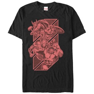 Men's Marvel Avengers Panels T-Shirt - 1 of 4
