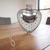 Unique Bargains Tea Infuser Tea Egg Design Infuser Traditional Style Hand Wash Stainless Steel Silver Tone 1Pcs - 2 of 4