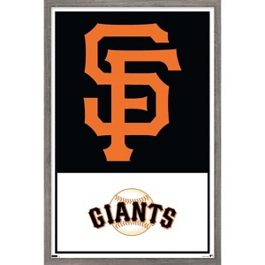 Trends International MLB San Francisco Giants - Logo 22 Framed Wall Poster Prints - 1 of 4