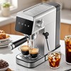 1350W 20 Bar Espresso Machines, Coffee Maker with Automatic Milk Frothing System, Steam Wand & Cup Warmer, LED Touchscreen, 41 OZ/1.2L Remove tank - 2 of 4