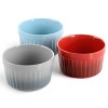 Crockpot Thornburg 6 Piece 12 Ounce Round Stoneware Ramekin Set in Assorted Colors - 2 of 4