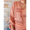Women's Boho Paisley Top - Plus - reneec. - 4 of 4