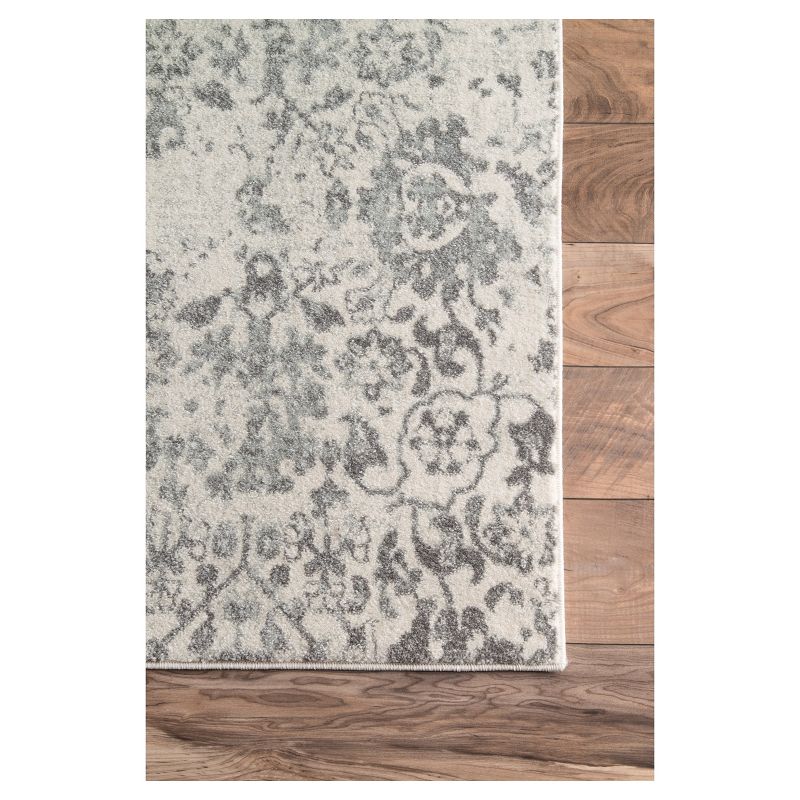 Floral Damask Rosemary Area Rug - nuLOOM, 6 of 7