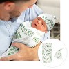 Sweet Jojo Designs Boy, Girl, Unisex/Gender Neutral Newborn Baby Layette Gift Set Botanical Green and White 7pc - 2 of 4