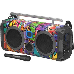 Bumpboxx Bluetooth Portable Speaker Flare8, NYC Graffiti - Manufacturer Refurbished - 1 of 4