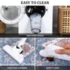 Machine Washable Rug, Non-Slip Boho Floral Carpet ¨C Soft Low Pile Mat for Living Room, Bedroom, Kitchen - 4 of 4