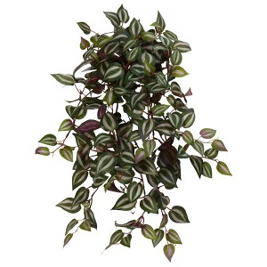 Nearly Natural 23-in Wandering Jew Hanging Artificial Plant (Set of 4) - 1 of 2