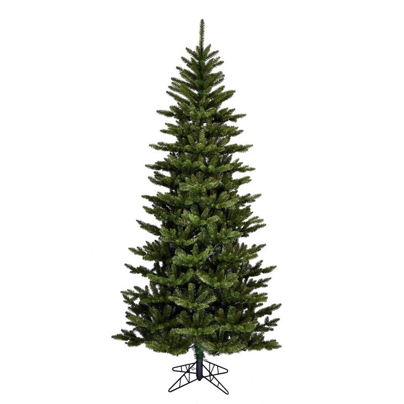 Vickerman Natural Fraser Fir Slim Artificial Christmas Tree, 1 of 4