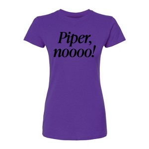 Women's - Instant Message - Piper No Fitted Graphic T-Shirt - 1 of 2