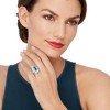Ross-Simons 2.20 Carat London Blue Topaz and 2.50 ct. t.w. Aquamarine Ring With Blue Diamonds in Sterling Silver Size 5 - 2 of 4