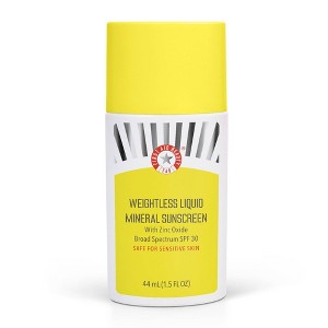 FIRST AID BEAUTY Weightless Liquid Mineral Sunscreen with Zinc Oxide - SPF 30 - Ulta Beauty - 1 of 4