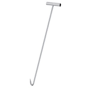 Unique Bargains Galvanized Iron T Handle Meat Hooks for Butcher Shop Restaurant - 1 of 4