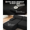 108" Cloud Sectional Couch with Chaise - Super Fluffy Boneless Sofa, Ultra Soft Corduroy L Shaped Couch Bed for Living Room, No Assembly Required - 4 of 4