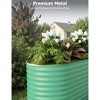 2 Pack Steel Raised Garden Bed 8x2x2ft,Metal Deep Root Planter Box for Vegetables Flowers Herbs,Large Oven Garden Planting Bed,Easy Assembly - 4 of 4