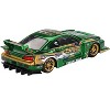 Nissan Silvia (S15) LB-Super Silhouette RHD "Fausto Racing 2024" Green Metallic Limited Ed 1/64 Diecast Model Car by Mini GT - 3 of 4