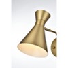 Elegant Lighting Halycon 6 Inch Wall Sconce in Satin Gold - 4 of 4
