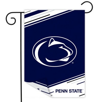 Penn State Blue and White Polyester Outdoor Garden Flag