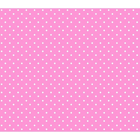 Valentines Pin Dot, Hot Pink, 100% Cotton, 43/44