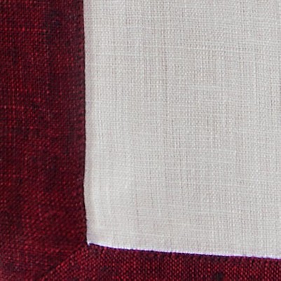 red garnet and white