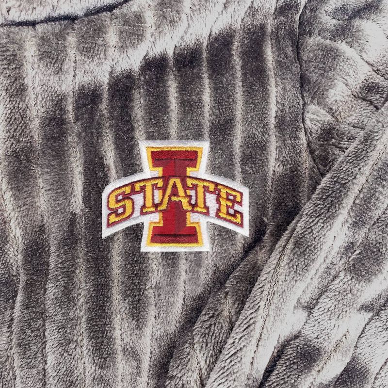 NCAA Iowa State Cyclones Ribbed Silk Touch Robe, 2 of 4