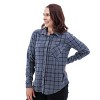 Aventura Clothing Women's Luscious Plaid Fleece Shirt - 4 of 4