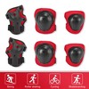 Unique Bargains Bicycle Roller Blading Wrist Elbow Knee Support Protector Guards Pads Brace 6 in 1 Set - image 2 of 4