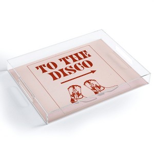 NicNiccrineDesigns To the Disco I Acrylic Tray - Deny Designs - 1 of 4