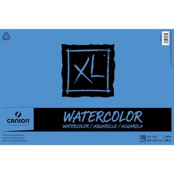 Canson XL Watercolor Paper Pad 12"X18"-30 Sheets