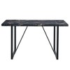 Okak 55IN Modern Rectangular Dining Table, Kitchen Table with Thick Tabletop and Metal Legs, Small Table for Living Room - 4 of 4