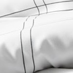 modern plaid - white/grey