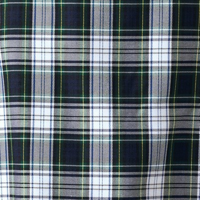white plaid