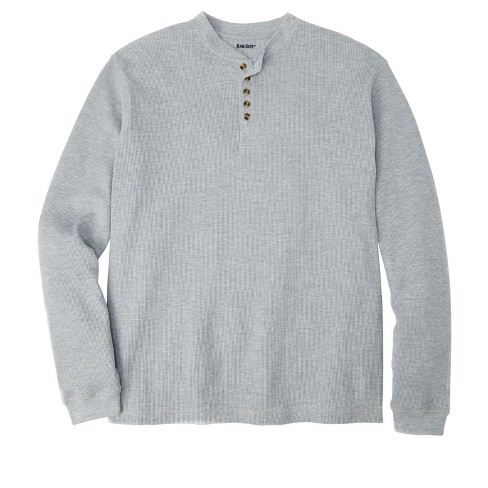 Thermal knit outlet henley