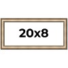 PosterPalooza | Panoramic Refined Silver Picture Frame - UV Acrylic, Foam Board Backing, Hanging Hardware - 2 of 4