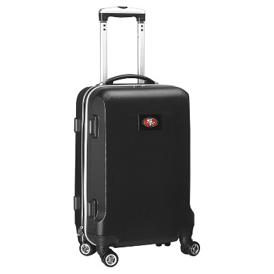 Nfl San Francisco 49ers Mojo Hardcase 20 Spinner Wheels Carry On Suitcase  - Black : Target