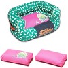 Touchdog Lazy-Bones Rabbit-Spotted Designer Couch Dog Bed - 2 of 2