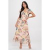 WEST K Women's Elizabeth Tiered Ruffle Sleeve Smocked-Back Maxi - 4 of 4