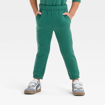 Toddler Boys' 'Kindness Forever' Fleece Jogger Pants- Cat & Jack™ Green