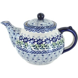 Blue Rose Polish Pottery C017 Manufaktura Teapot - 1 of 1