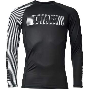 Tatami Fightwear Essential 3.0 Long Sleeve Rashguard - Black/White