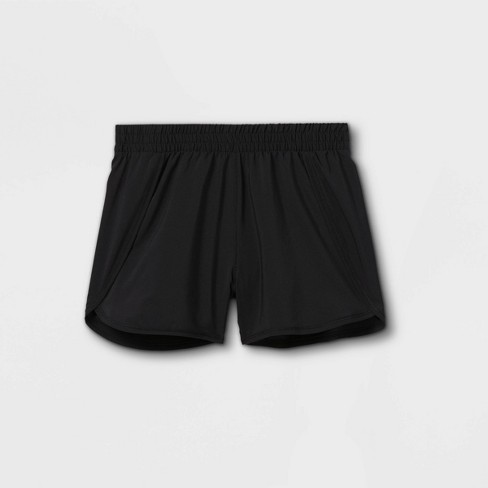 Adults & Kids Shorter Leg Sports Shorts in Black